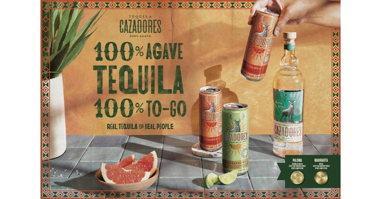 Tequila CAZADORES® Launches Premium ReadytoDrink Cocktails Made with