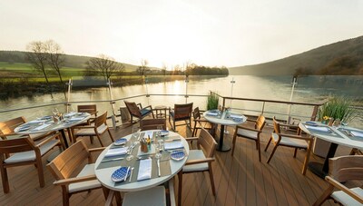 According to Food & Wine readers, Viking topped the Cruise Line category for the inventive culinary programs across its river, ocean and expedition voyages in the publication’s first-ever Global Tastemakers Awards. On Viking’s European river vessels, guests can dine on the revolutionary indoor/outdoor Aquavit Terrace pictured here. For more information, visit www.viking.com.