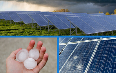 HailSens360 Hail Mitigation Solution for Utility Scale Solar