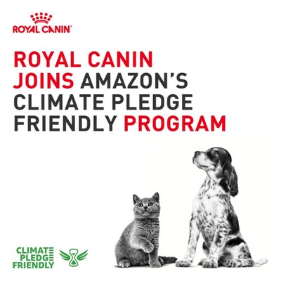 ROYAL CANIN® is the first carbon neutral certified Mars Petcare brand to join Amazon's Climate Pledge Friendly program, underscoring the company's commitment to climate action.
