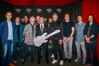 Members of the Band Chicago, With Hard Rock Hotel & Casino Atlantic City President George Goldhoff, Present a $10,000 Contribution to the Community FoodBank of New Jersey