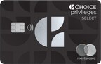 Choice Hotels International Announces New Choice Privileges Select Mastercard with Limited Time 90,000 Bonus Point Offer, Accelerated Earn on Everyday Categories