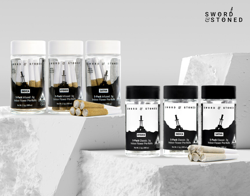 Gold Flora Expands Sword & Stoned Brand in California with .5G Infused and .5G Classic Pre-Roll 5 Packs, and 1G Classic Pre-Roll 5 Packs - Vimarsana News