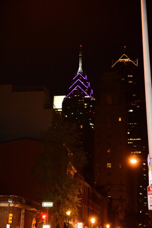 Cohen Veterans Network Lights Philly Skyline Purple on April 18th for Month of the Military Child