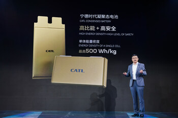 CATL Launches Condensed Battery