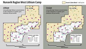 SCOUT MINERALS SECURES TWO-THIRDS OF EMERGING RAGLAN WEST LITHIUM CAMP