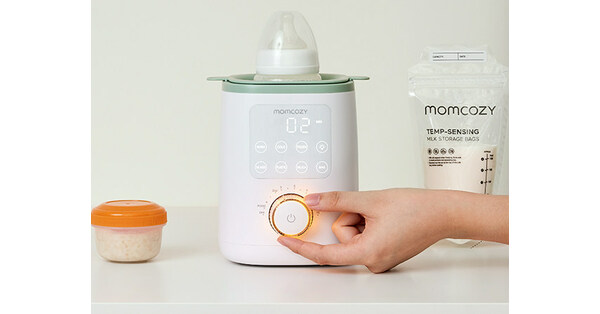 Momcozy Bottle Warmer, Fast Bottle Warmers for All Bottles with Timer,  Accurate Temperature Control and Automatic Shut-Off, Multifunctional Bottle