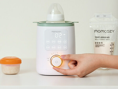 Momcozy Baby Bottle Warmer in White