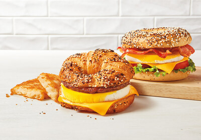 Votre nouveau déjeuner préféré chez Tim : le Timatin(MD) sur croissant plein-goût est désormais offert dans les restaurants Tim Hortons partout au pays!
