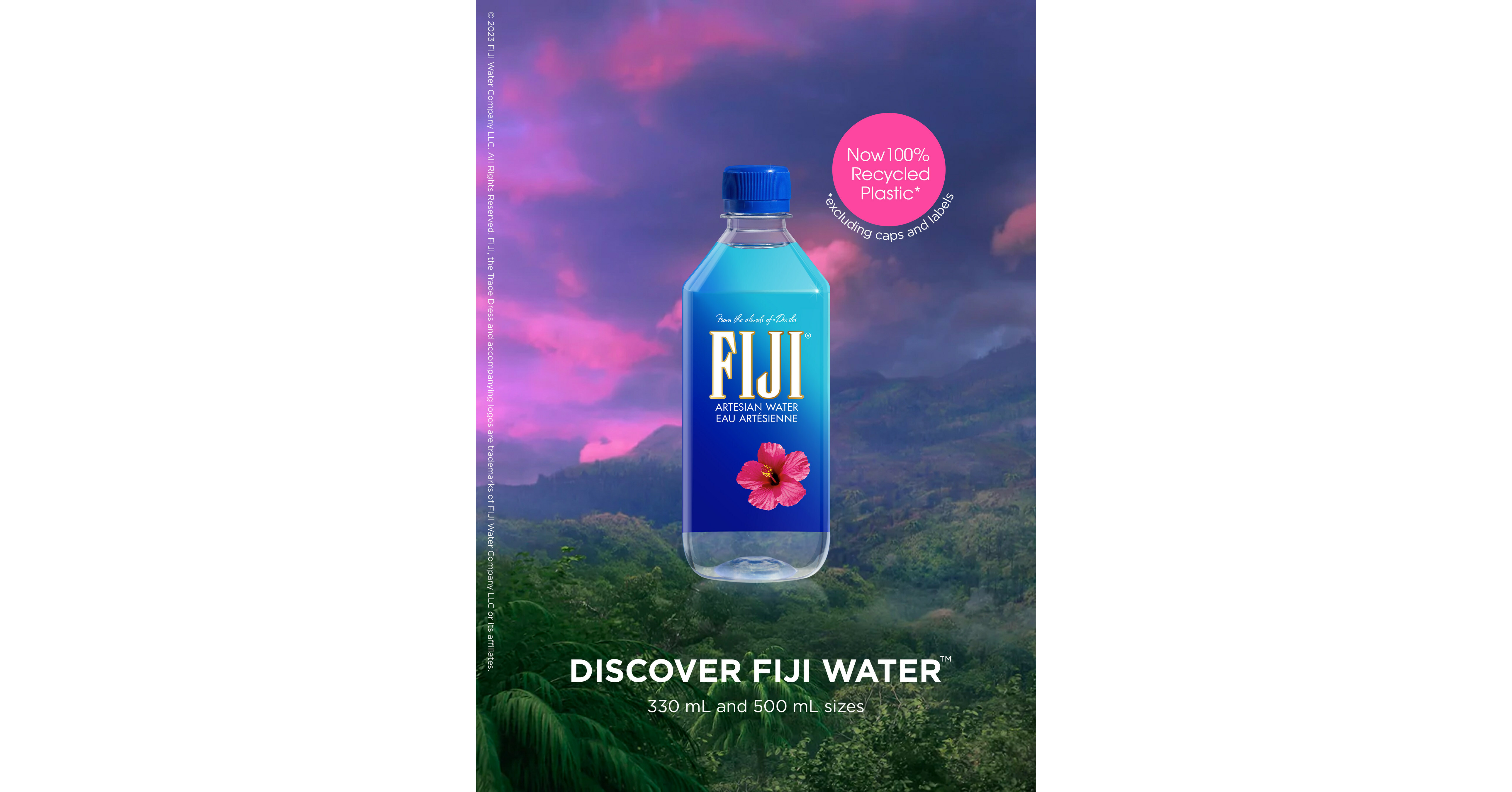 FIJI® WATER TRANSITIONS ICONIC BOTTLE TO 100% RECYCLED PLASTIC ...
