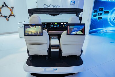 Marelli presents its “In-Cabin Advanced Technology Showcase” at Auto Shanghai 2023 (PRNewsfoto/Marelli)