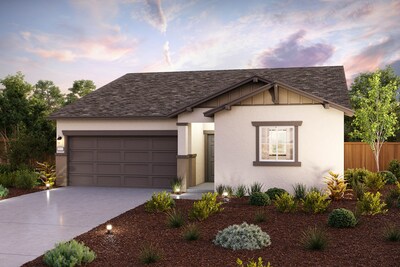 Camellia Plan Rendering at Liberty Hill | New Homes in Tulare, CA by Century Communities