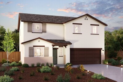 Marigold Plan Rendering at Liberty Hill | New Homes in Tulare, CA by Century Communities