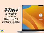 3 Steps to Recover Lost Files After macOS Ventura Update