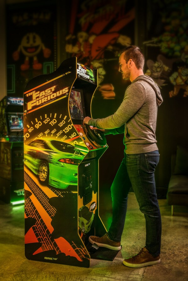 CLASSIC STREET RACING ARCADE GAME THE FAST & THE FURIOUS ZOOMS INTO HOMES WITH HIGH-OCTANE EXPERIENCE FROM ARCADE1UP