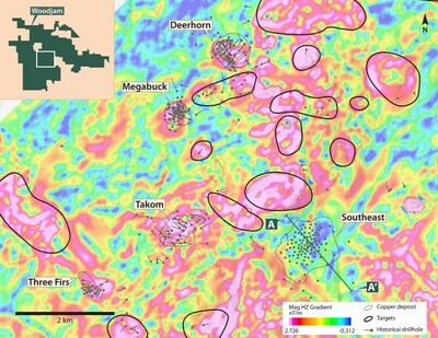 Figure 2 – Southeast Deposit Area Plan Map (CNW Group/Vizsla Copper Corp.)