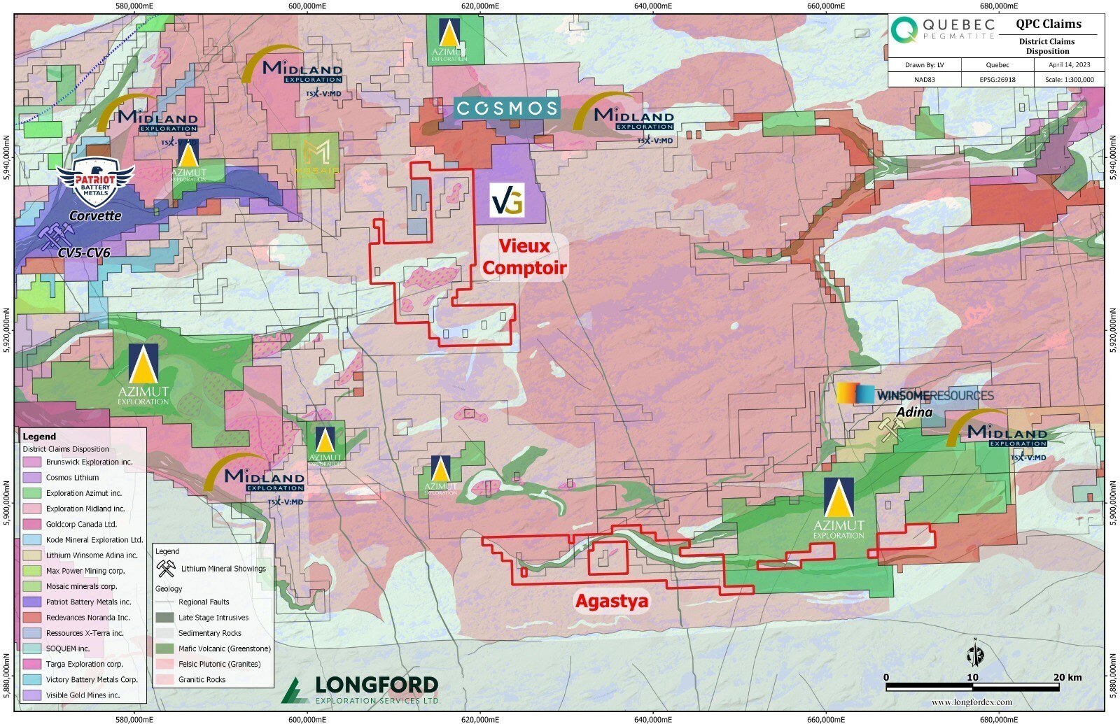 Figure 1: The Vieux Comptoir property, James Bay, Quebec. (CNW Group/Superior Mining International Corporation)