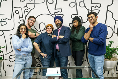 GoDaddy CEO Aman Bhutani and employee resource group members gather for Aman to sign the CEO Action for Diversity & Inclusion(TM) pledge to advance diversity and inclusion in the workplace.