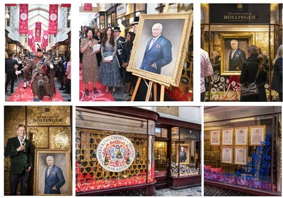 Champagne Bollinger hosts Coronation celebrations in the Bollinger Burlington Bar in Mayfair