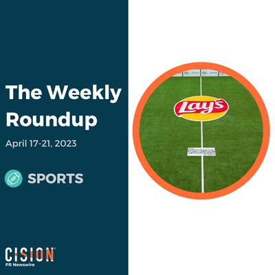 PR Newswire Weekly Sports Press Release Roundup, April 17-21, 2023. Photo provided by Frito-Lay North America. https://prn.to/3GYPjsK