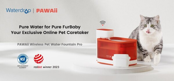 PAWAii Wireless Pet Water Fountain Pro