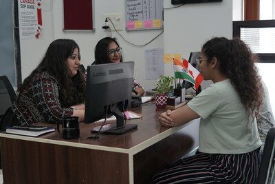 Charting a path to a global education: One student's dream becomes a reality as she receives personalized counselling from Meridean Overseas, ensuring a seamless journey to studying abroad