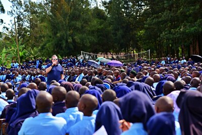 Jim at the Kereri Girl’s School