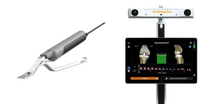 Smith+Nephew's CORI Digital Tensioner lets surgeons measure the ligament tension in a knee prior to cutting bone