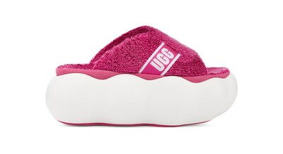 UGG CELEBRATES EARTH DAY 2023 - Sugarcloud Slide in Dragon Fruit, $150, Available now
