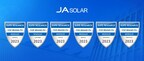 JA Solar reçoit encore une fois le prix « Meilleure marque PV » de EUPD pour les régions de l'Amérique latine et de l'Afrique