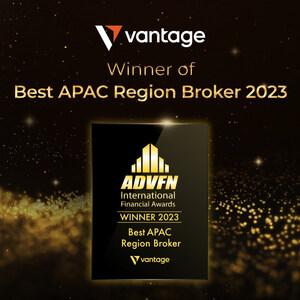 Vantage é premiada como Melhor Corretora da Região APAC no ADVFN International Awards 2023