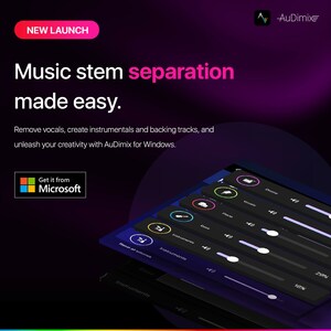 Makers of Boom, Global Delight have unveiled AuDimix, an Innovative Music Track Splitter App for Windows