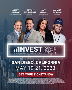 Alternative Investments Author and Thought Leader Dutch Mendenhall Launches Invest Wealth Summit to Help "Everyday Americans" Generate Wealth.