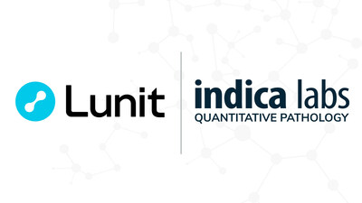 Lunit and Indica Labs logos