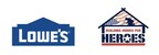Lowe's donates $2 million to Building Homes for Heroes to construct and modify homes for veterans and first responders