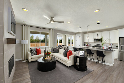 The Noble is one of seven Richmond American floor plans available at North Vista Highlands in Pueblo, Colorado.