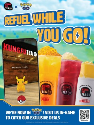 Pokémon GO x Kung Fu Tea Poster