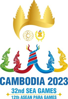 The logo for the games represents Angkor Wat, Cambodia's most famous tourist attraction and UNESCO heritage site.