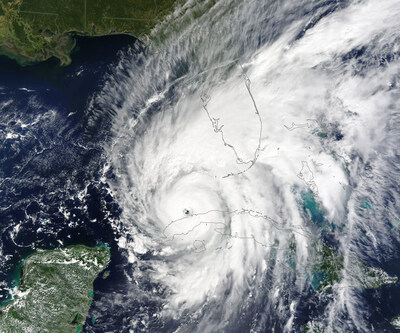 NASA’s TROPICS (Time-Resolved Observations of Precipitation structure and storm Intensity with a Constellation of Smallsats) is a mission to study tropical cyclones, such as Hurricane Ian, pictured here as captured by the MODIS instrument on NASA’s Terra on Sept. 27, 2022. Credits: NASA