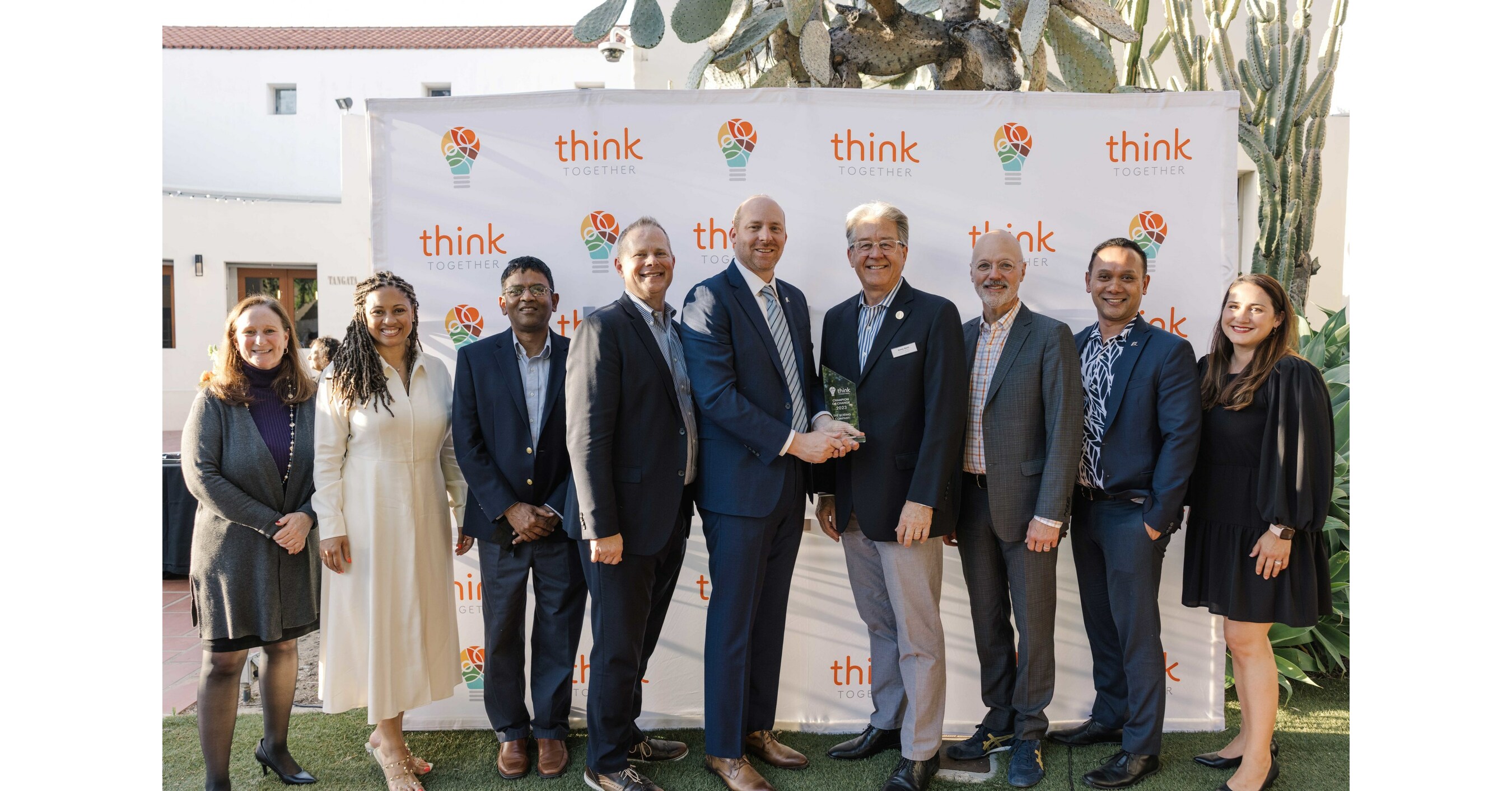 Think Together Honors The Boeing Company as its 2023 Champion of Change Recipient at Annual Raise A Hand For Education Benefit