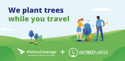 VisitorCoverage is proud to partner with One Tree Planted.