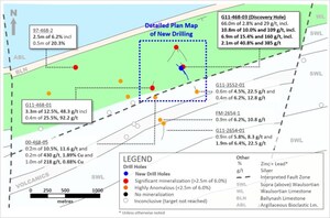 Group Eleven Extends Zone of Semi-Massive Sulphide by 115m, Provides Drilling Update and Identifies Gravity Anomalies over 6km Strike at Ballywire Zinc-Lead-Silver Discovery, Ireland