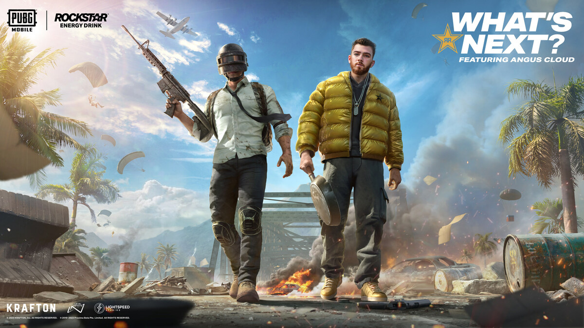 Rockstar Energy Drink and Angus Cloud Drop Into PUBG MOBILE