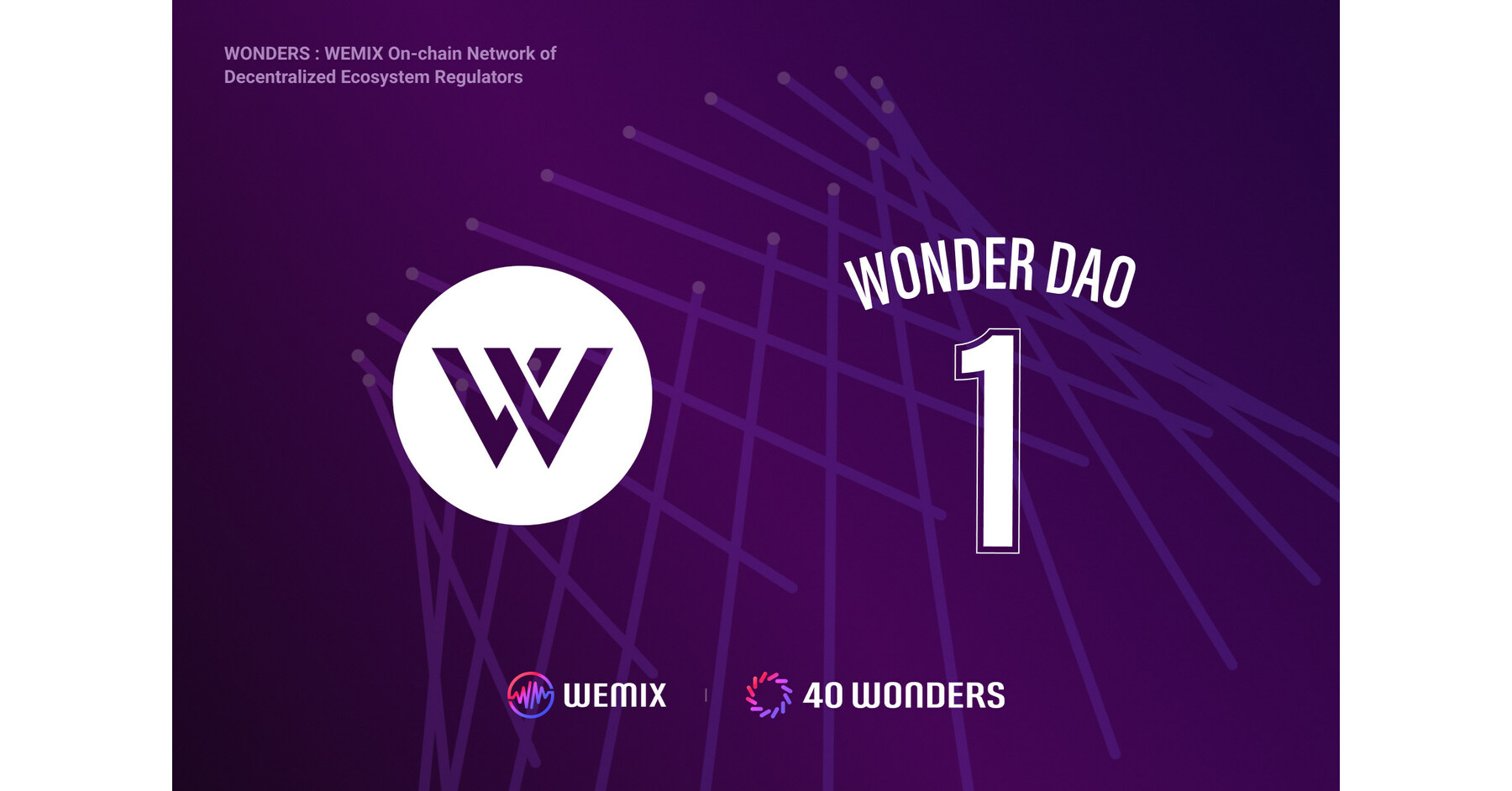 WONDER DAO - WEMIX3.0's first DAO - joins Node Council Partners as WONDER 1