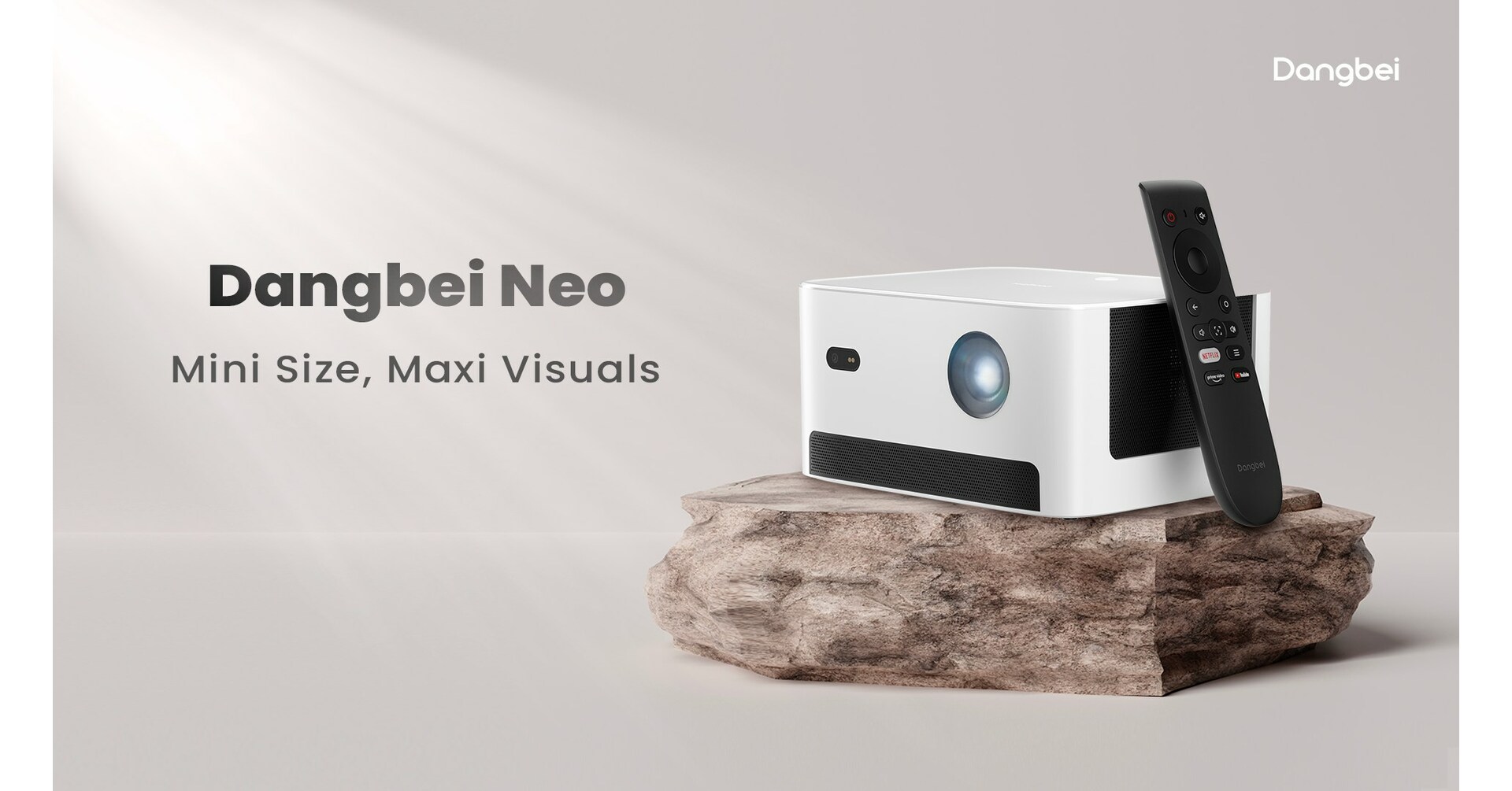 Presentación de Neo: el miniproyector todo en uno de Dangbei con Netflix  nativo