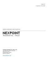 NEXPOINT RESIDENTIAL TRUST, INC. REPORTS FIRST QUARTER 2023 RESULTS