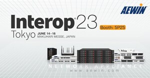 AEWIN will present network systems with high performance, efficiency, and security at Tokyo Interop 2023