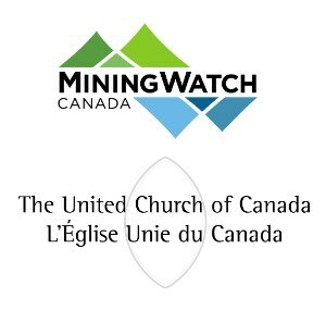 MiningWatch Canada and the United Church of Canada logos. (CNW Group/MiningWatch Canada)