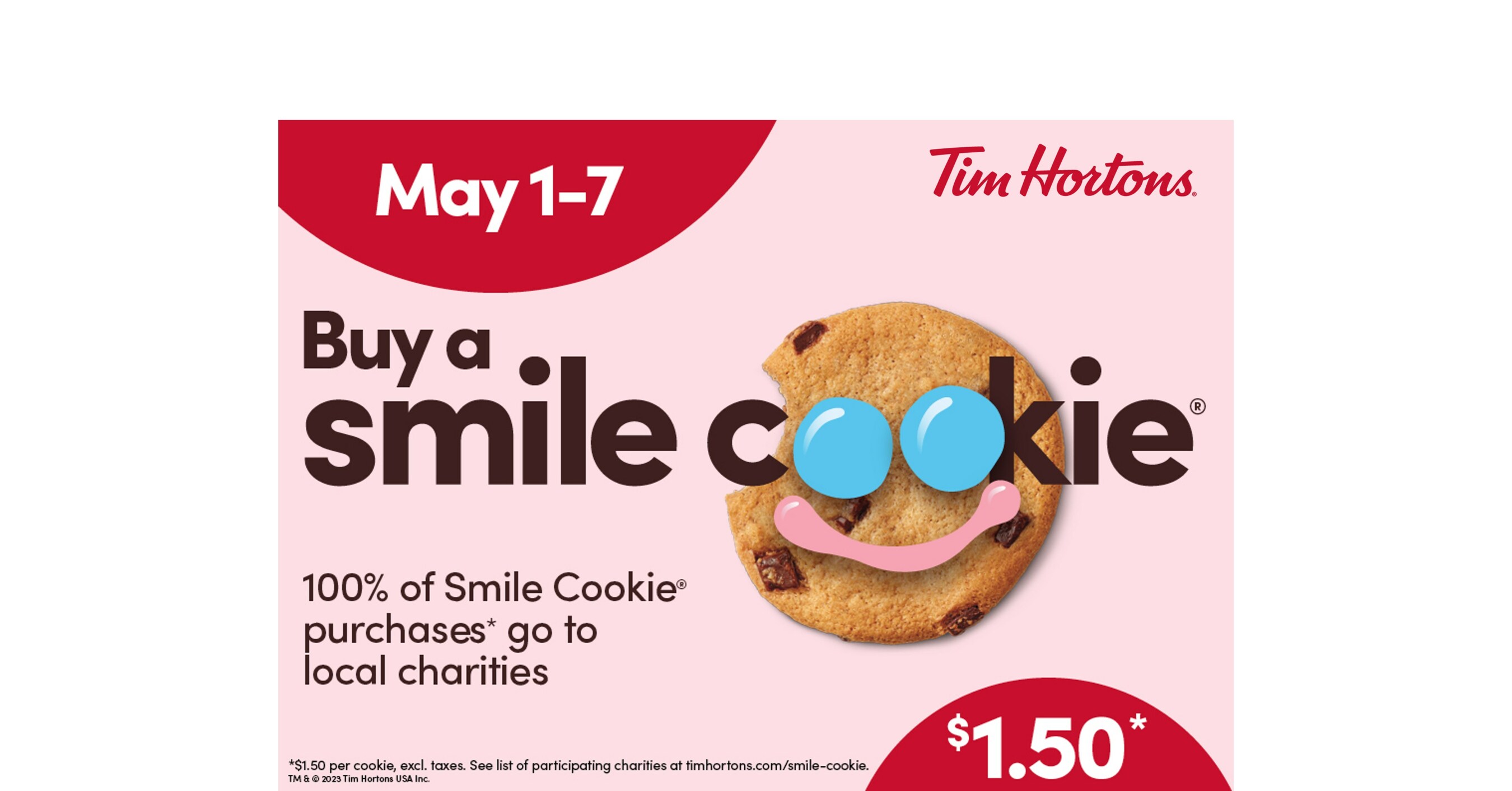 Tim Hortons Smile Cookies Raise $89,614 for Community Living