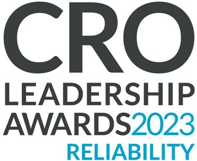 Frontage is a recipient of the CRO Leadership Awards in Reliability.